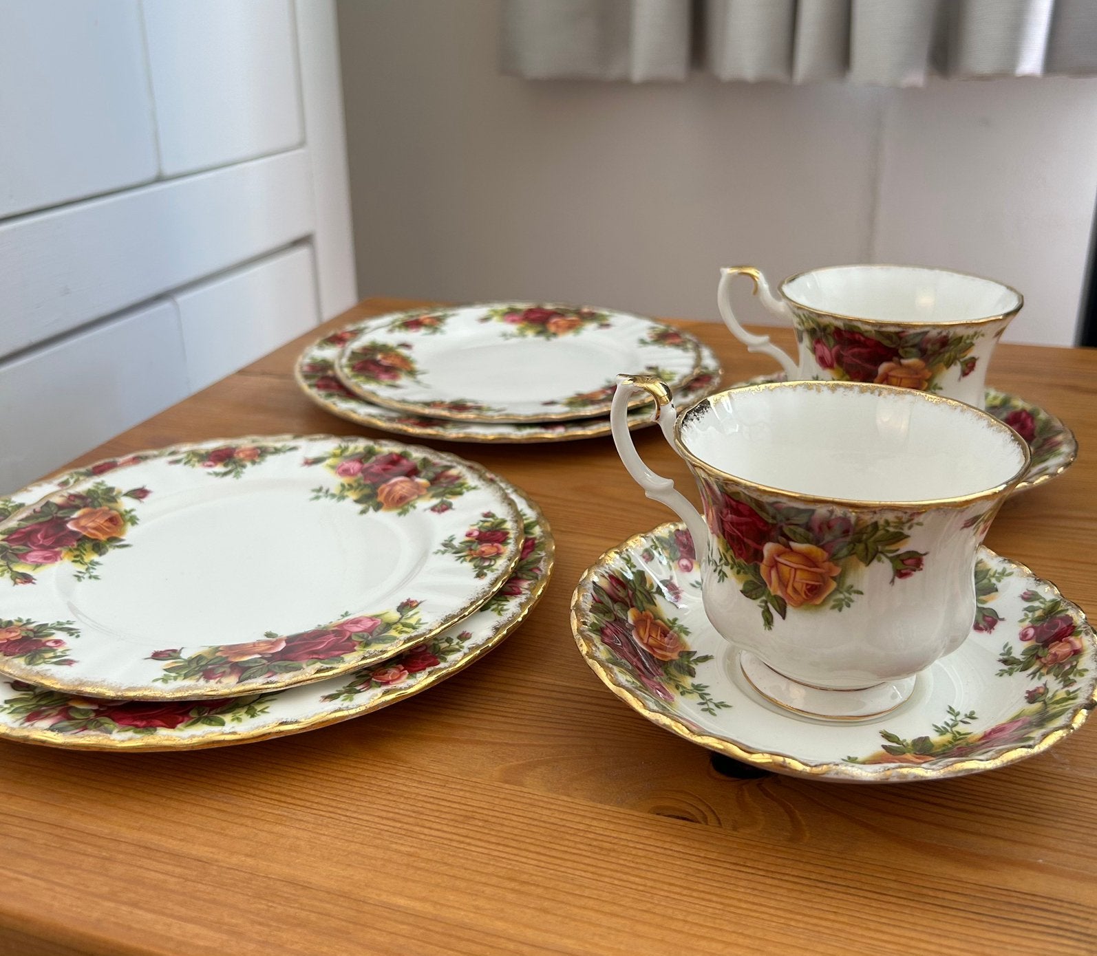 Royal Albert servies set Old Country Roses, Antiek en Kunst, Ophalen of Verzenden