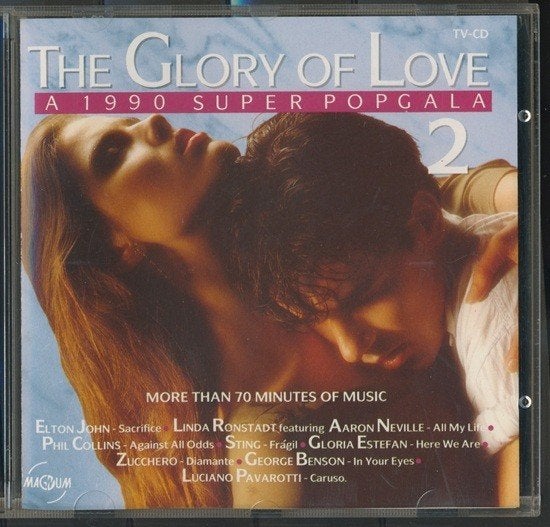 CD 1990 The Glory of Love super pop gala cd-125 jdu, Ophalen of Verzenden, Zo goed als nieuw, Pop