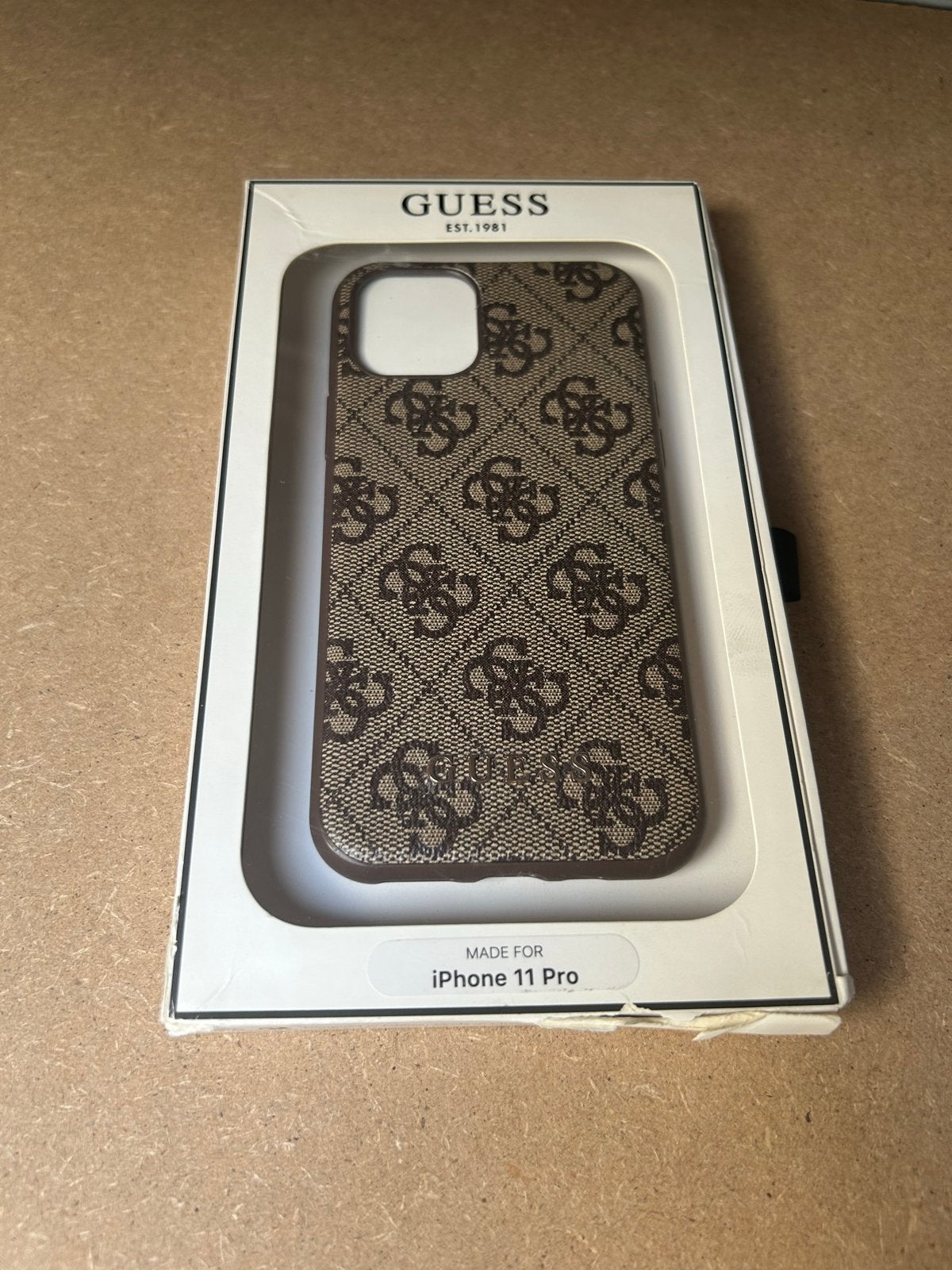 Bruin Guess hoesje voor iPhone 11 Pro, Kunststof, IPhone 11 Pro, Bruin, Nieuw