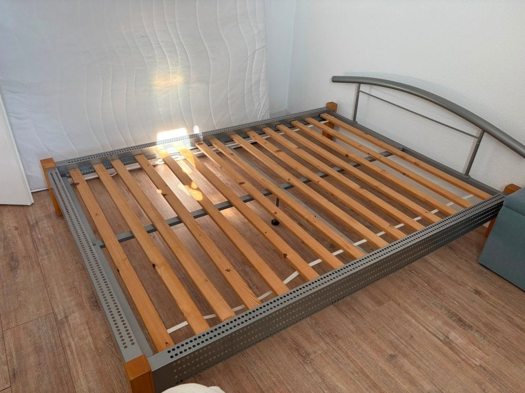 2 persoons bed 140 x 200, Ophalen, Gebruikt, Tweepersoons, 140 cm