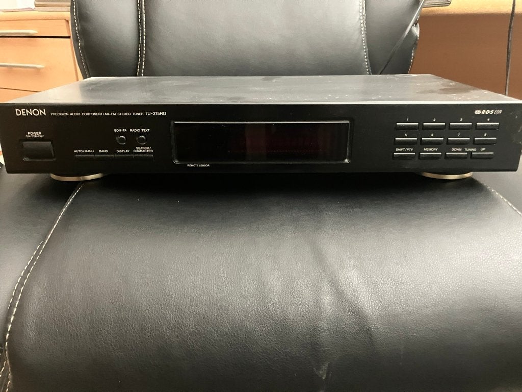 Denon TU-215RD AM/FM Stereo Tuner, Audio, Tv en Foto, Ophalen, Gebruikt, Analoog