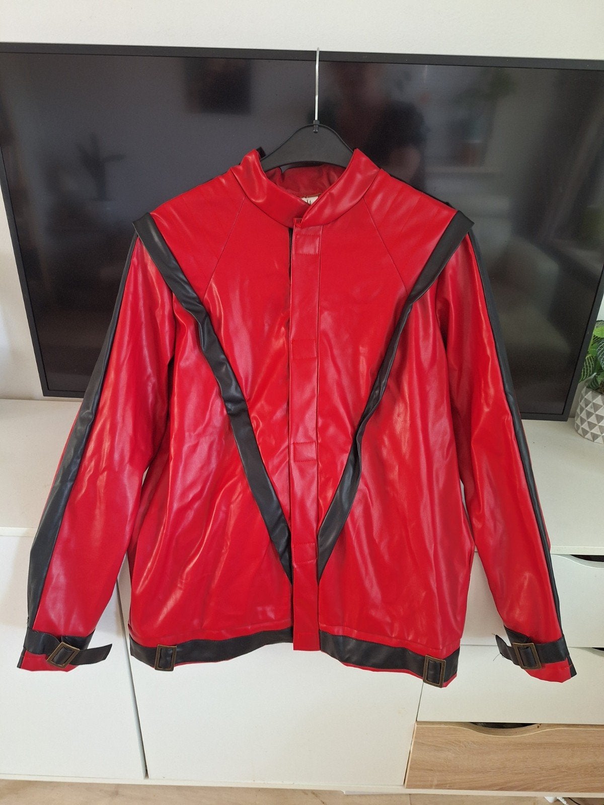 Michael Jackson Thriller Jas - Maat M-L, Ophalen of Verzenden, Zo goed als nieuw, Maat 48/50 (M)
