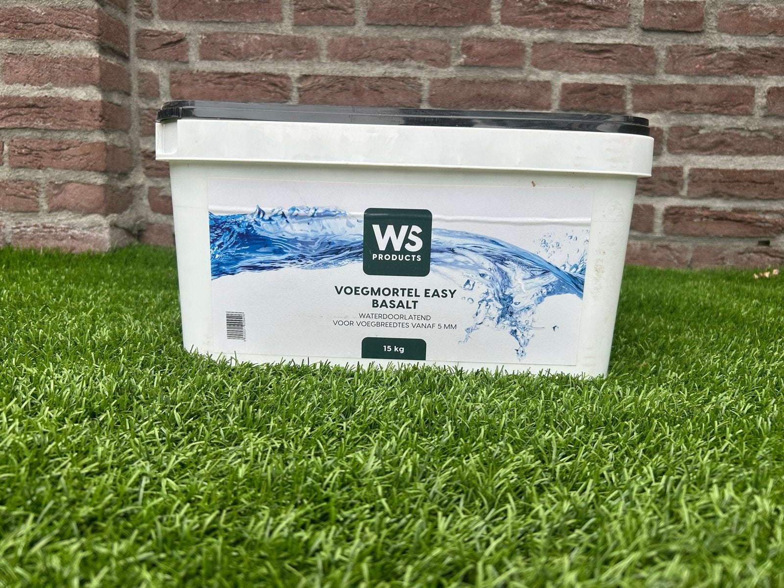 Nieuw: Emmer WS Products Voegmortel Easy Fine Basalt 15kg, Ophalen, Overige materialen, Overige typen, Nieuw