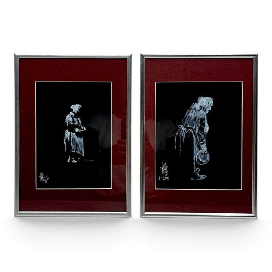 Will Berg (1921-2001),  'Antje uit Babyloniënbroek I & II', Ophalen of Verzenden