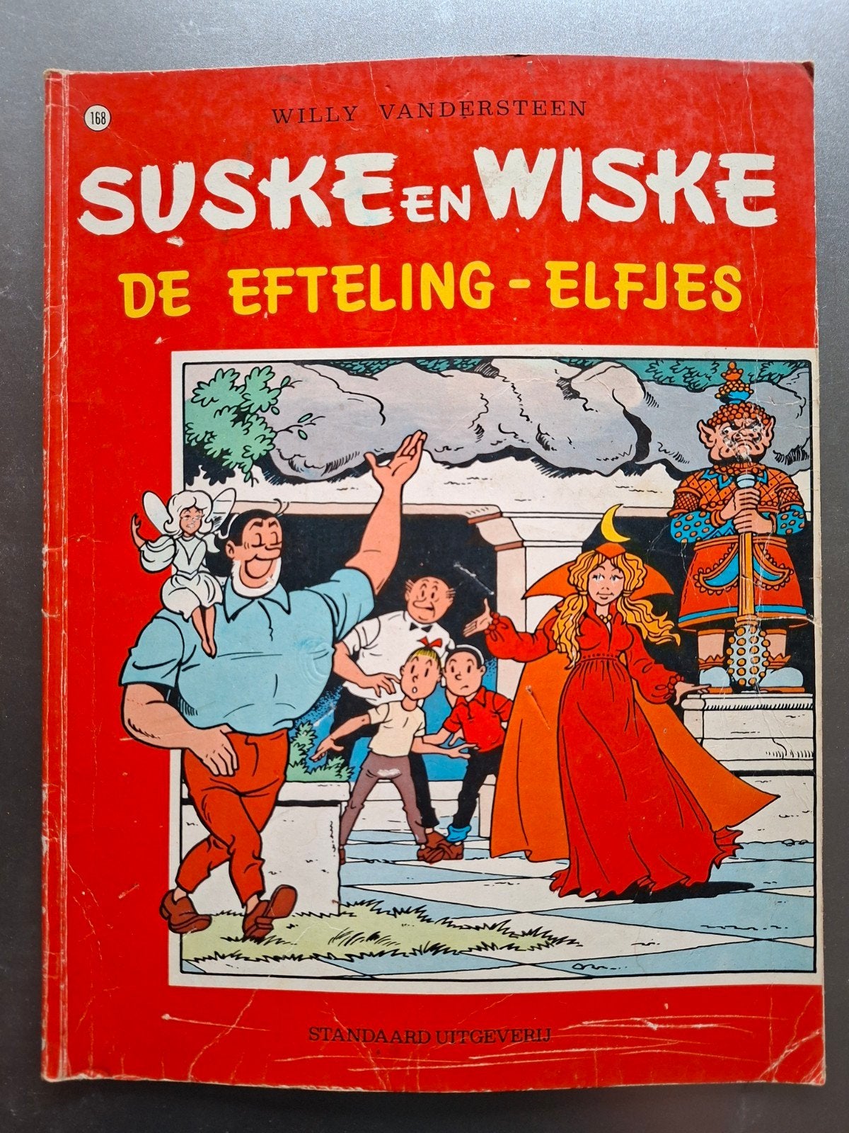 Suske en Wiske nr. 168 – De Efteling-Elfjes – Vroege druk, Boeken, Stripboeken, Gelezen, Eén stripboek, Ophalen of Verzenden