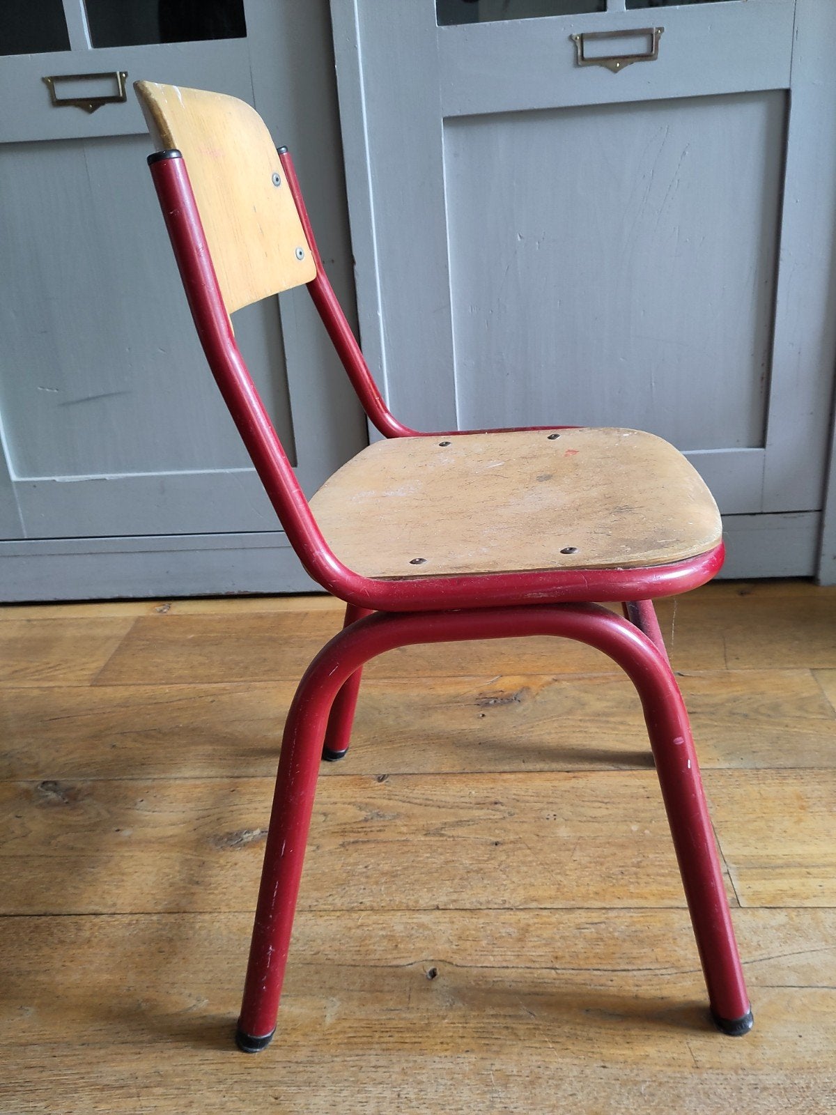 kinderstoeltje (school) Vintage, Ophalen, Gebruikt, Stoel(en)
