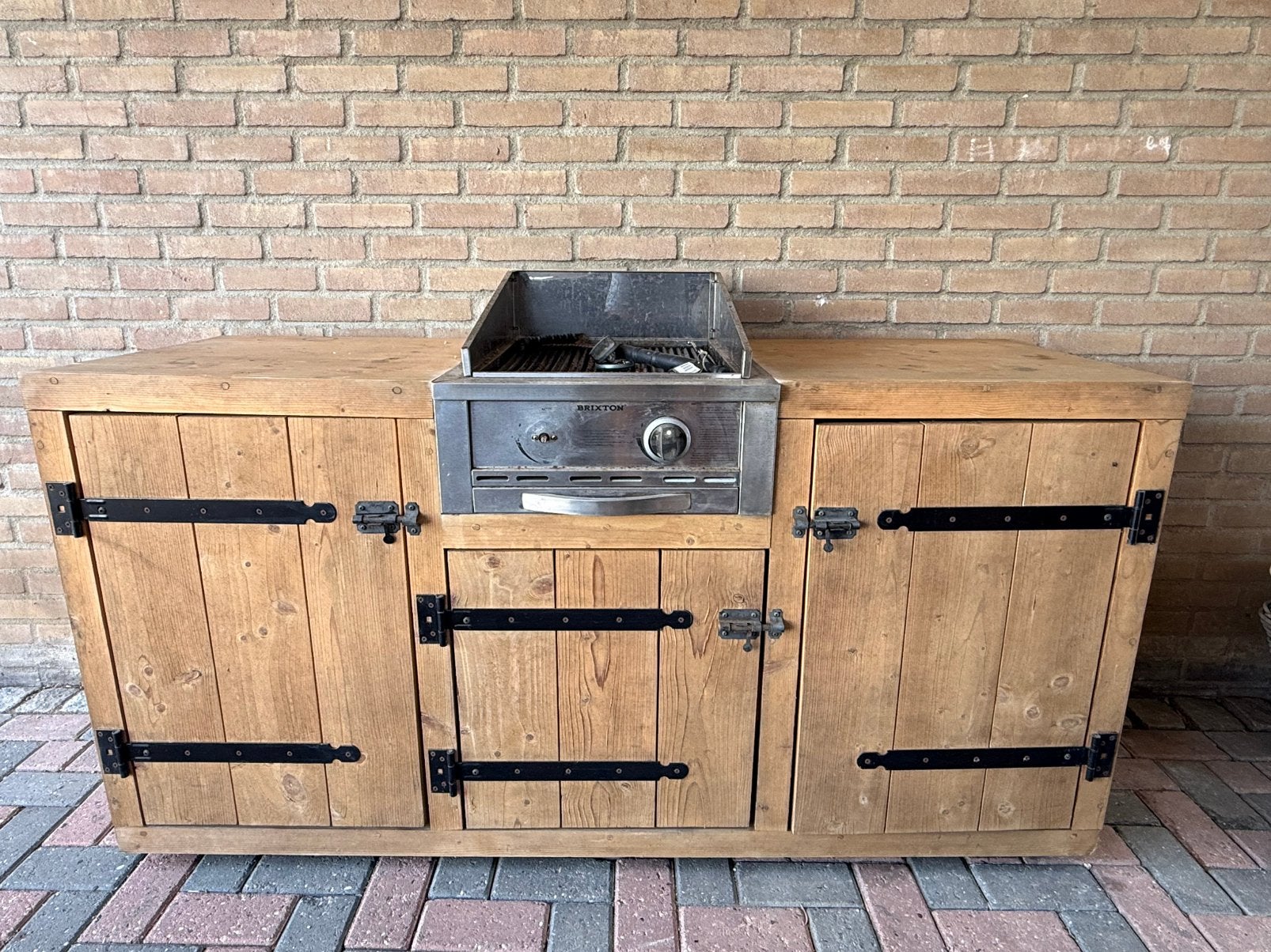Buitenkeuken / BBQ-meubel – 171 x 60 x 87 cm, Ophalen, Zo goed als nieuw, Gas