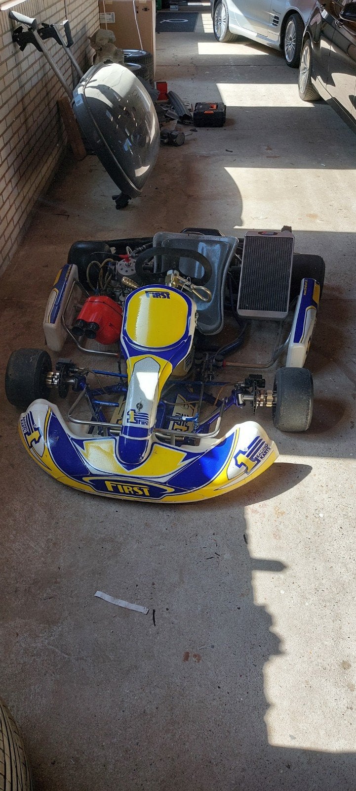 First icc 125cc schakel kart met Tmk9b. Net gereviseerd, Ophalen of Verzenden, Kart
