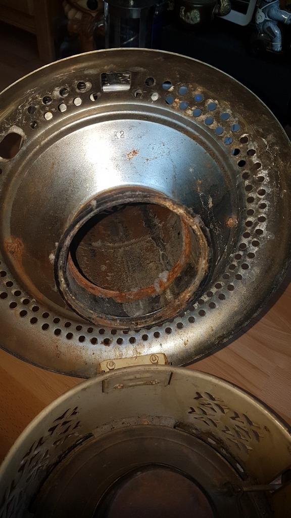 Vintage olie kachel doe een bod, alleen ophalen, Ophalen, Overige brandstoffen, Petroleumkachel