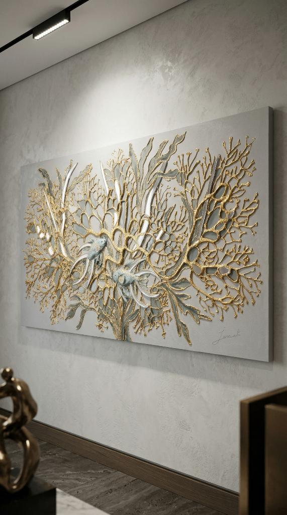 Ethereal Reef, Antiek en Kunst, Kunst | Schilderijen | Modern, Ophalen of Verzenden