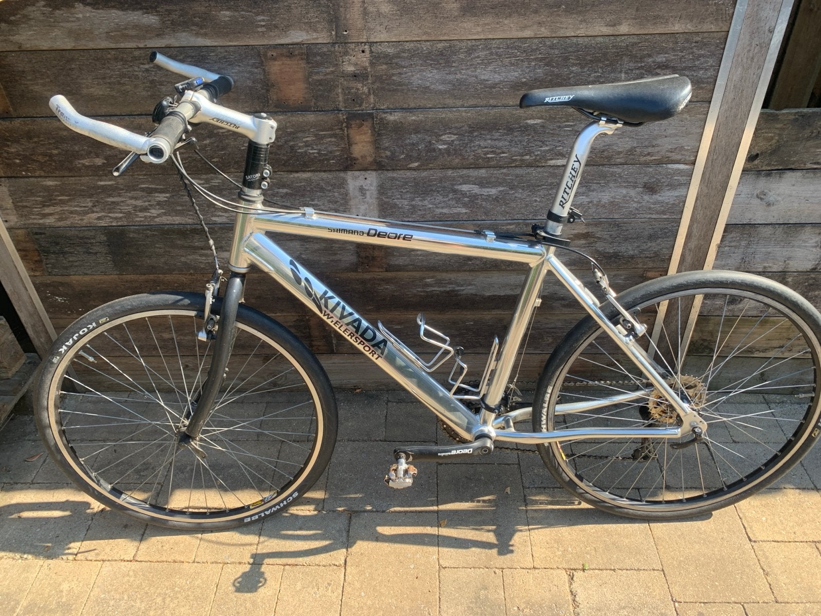 Kivada Wielersport mountainbike fiets - Shimano Deore, Gebruikt, Velgrem, Versnellingen, 53 tot 57 cm