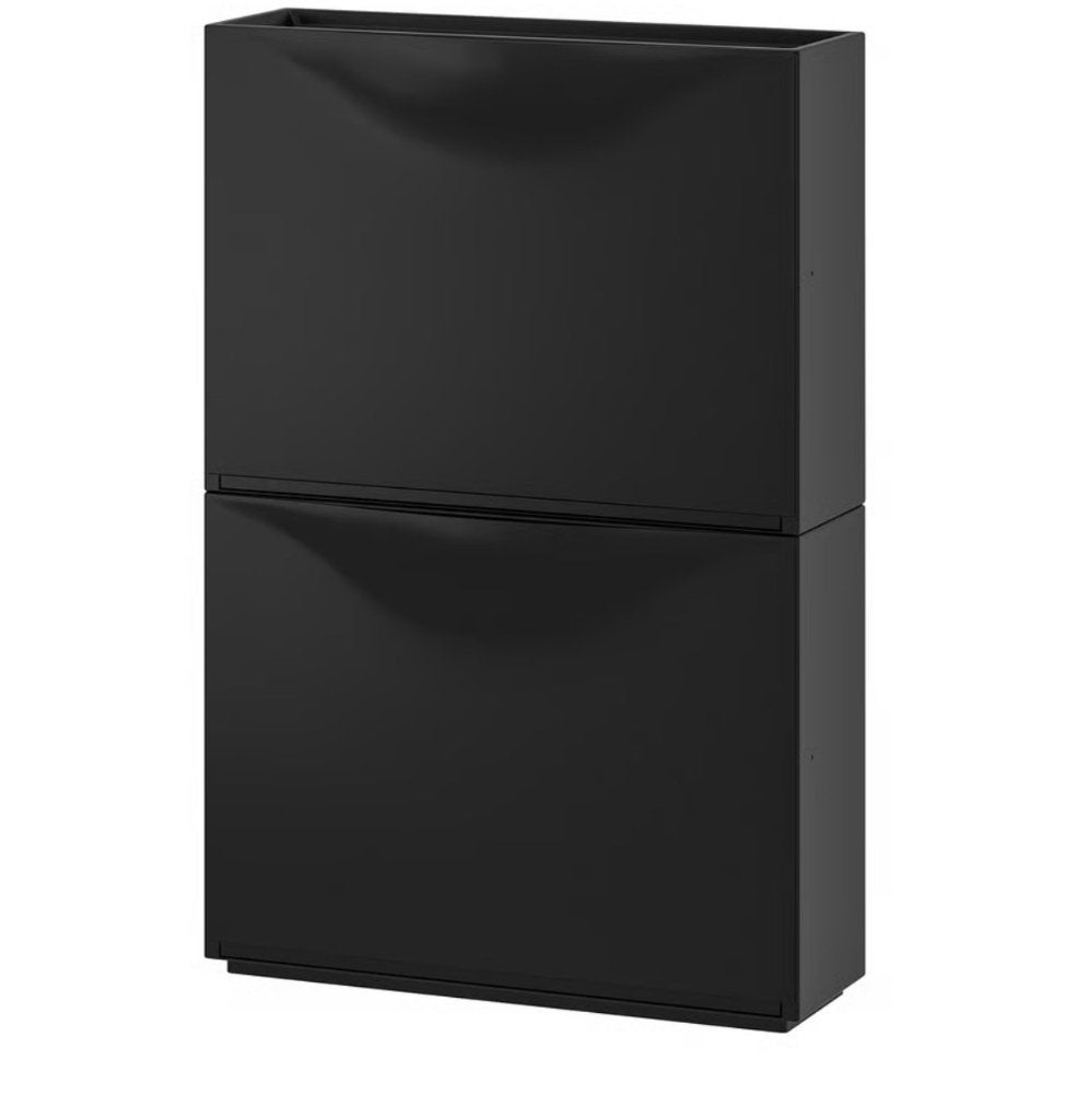 IKEA Schoenenkasten | Zwevend | Zwart | Set van 6, Huis en Inrichting, Kasten | Schoenenkasten, Ophalen, Zo goed als nieuw