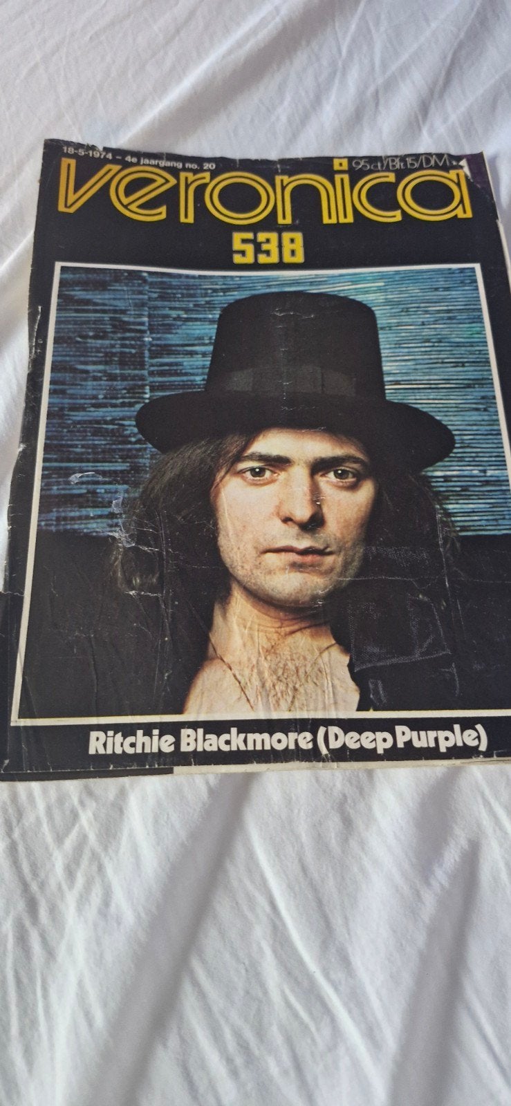 Veronica Magazine 538 (1974) - Deep Purple, Paul McCartney, Ophalen of Verzenden, Gelezen, Muziek, Film of Tv