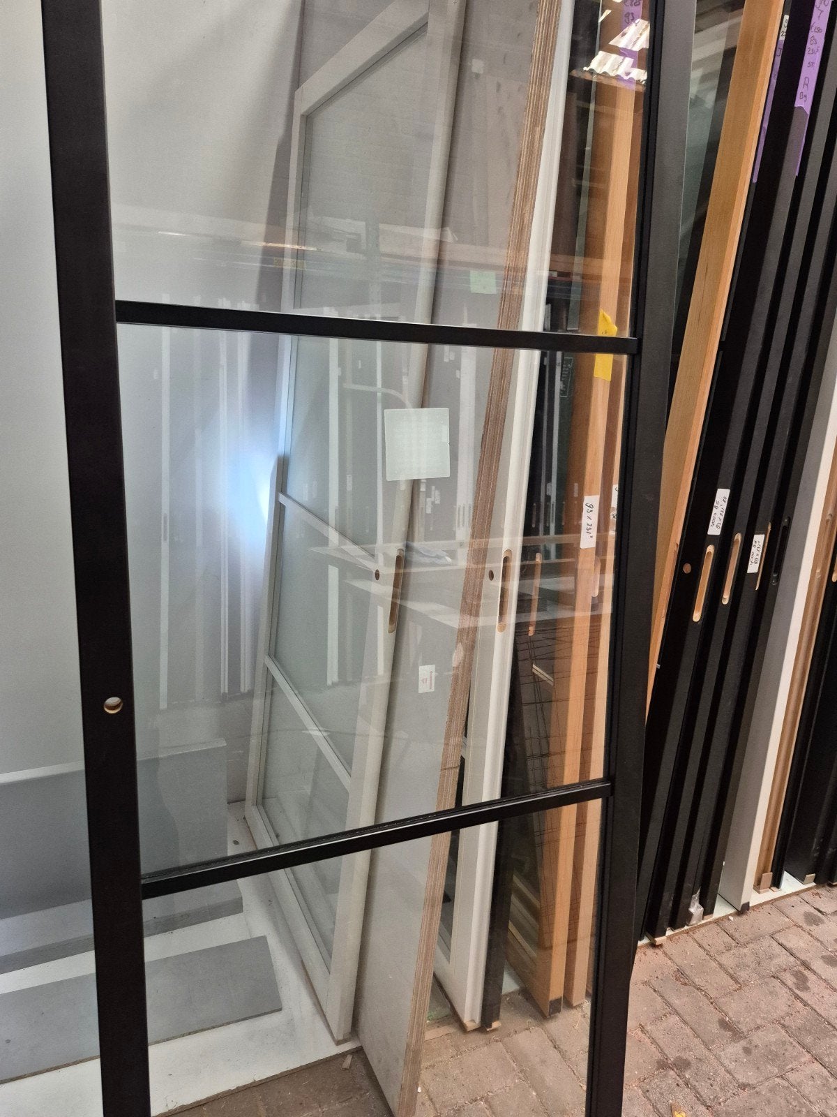 88x231,5cm staallook deur stomp ssl 4003 zwart JHD11, Ophalen, 80 tot 100 cm, Binnendeur, Nieuw