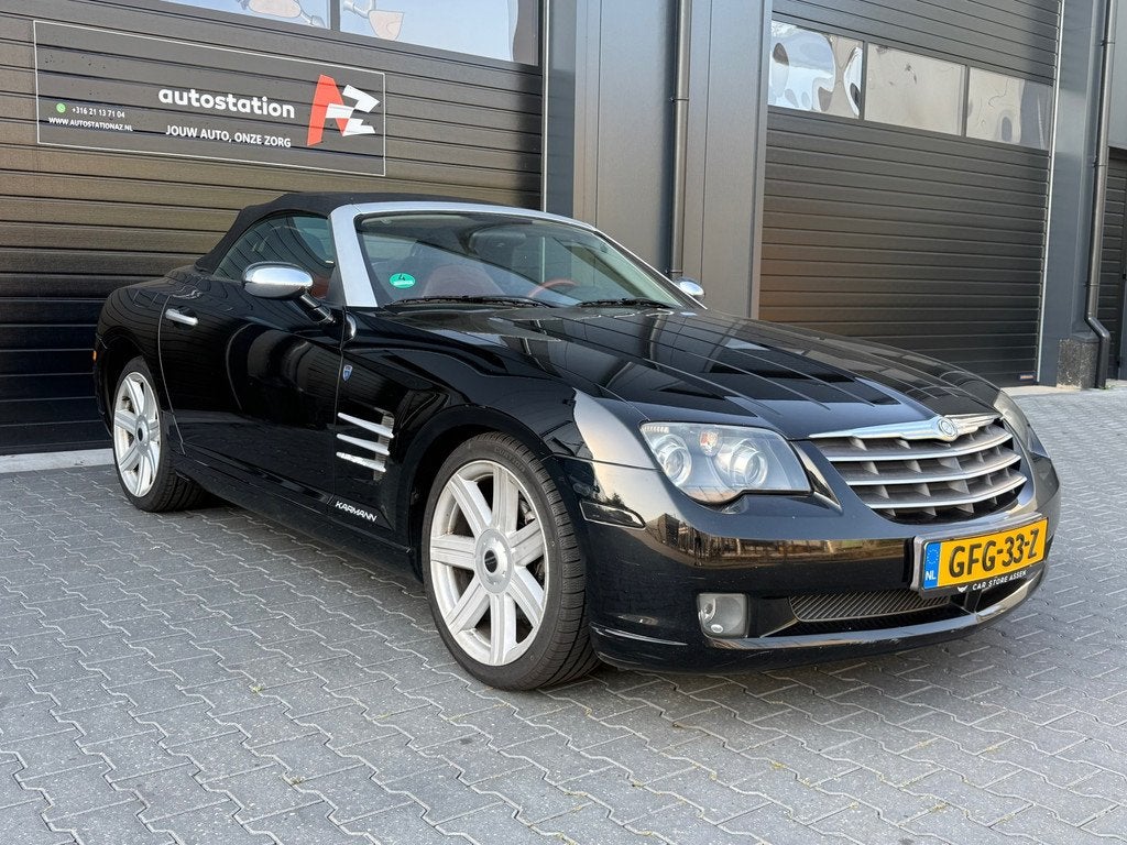Chrysler Crossfire Cabrio 3.2 V6 Limited, Auto's, Chrysler, Achterwielaandrijving, Gebruikt, Cabriolet, Zwart