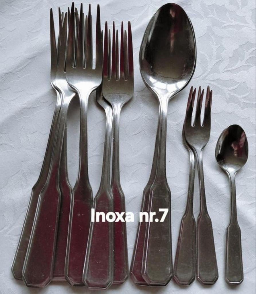 Inoxa vlekvrij gladde driekantige handvatten met randjes, Ophalen of Verzenden, Rvs of Chroom