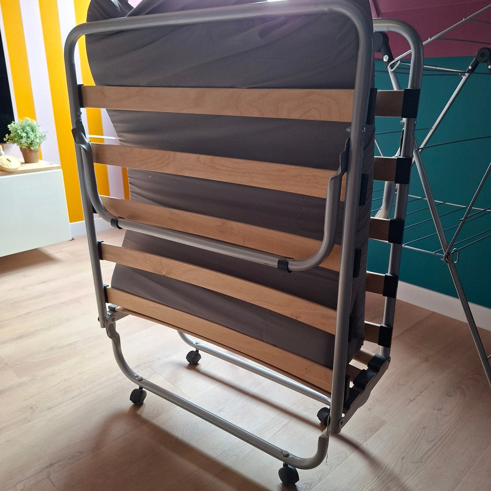 Opklapbaar Logeerbed, Ophalen, Gebruikt, Eenpersoons, 190 cm of minder