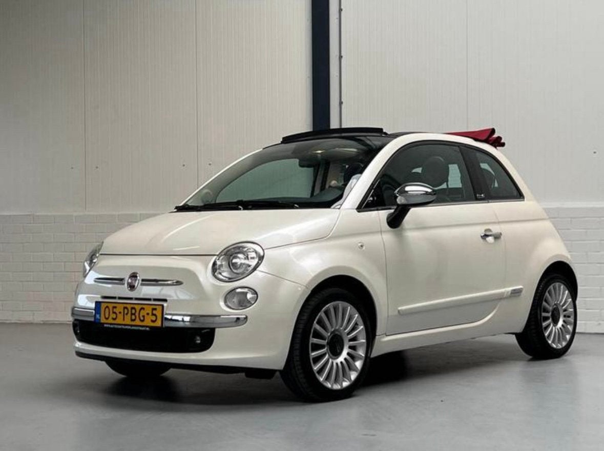 Fiat 500C 1.2 CABRIO | AUTOMAAT | LEDER | XENON | PARELMOER, Cabriolet, Particulier, 915 kg, 69 pk
