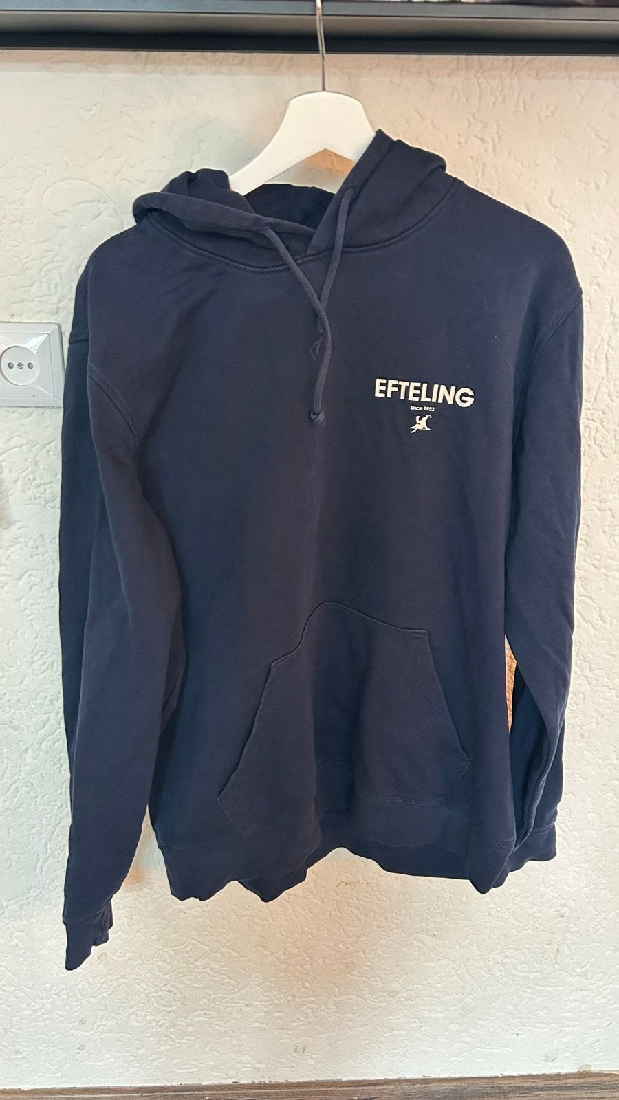 Efteling trui hoodie donkerblauw XL, Ophalen of Verzenden, Gedragen, Maat 52/54 (L), Blauw