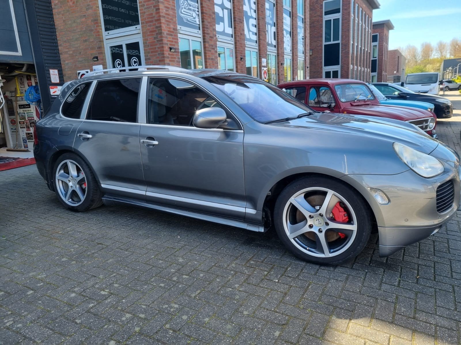 Porsche Cayenne 4.5 Turbo S Tiptronic S 2006 Grijs, Auto's, Porsche, Bedrijf, Cayenne, Benzine, G, SUV of Terreinwagen, Automaat