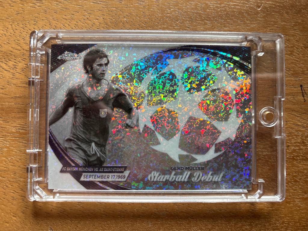 Gerd Müller Starball Debuut Topps Chrome Champions League, Ophalen of Verzenden, Zo goed als nieuw, Buitenlandse clubs, Spelerskaart