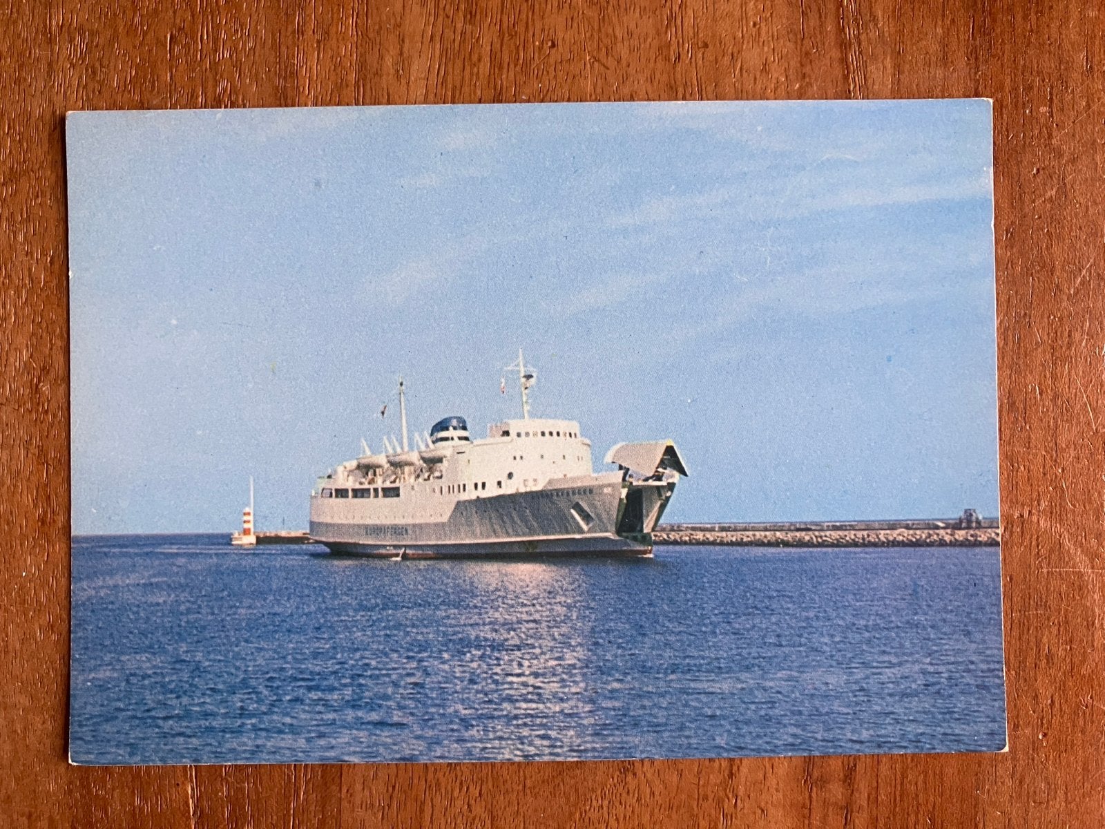 Europafergen Grenaa - Varberg, Verzamelen, Ophalen of Verzenden, Motorboot, Kaart, Foto of Prent