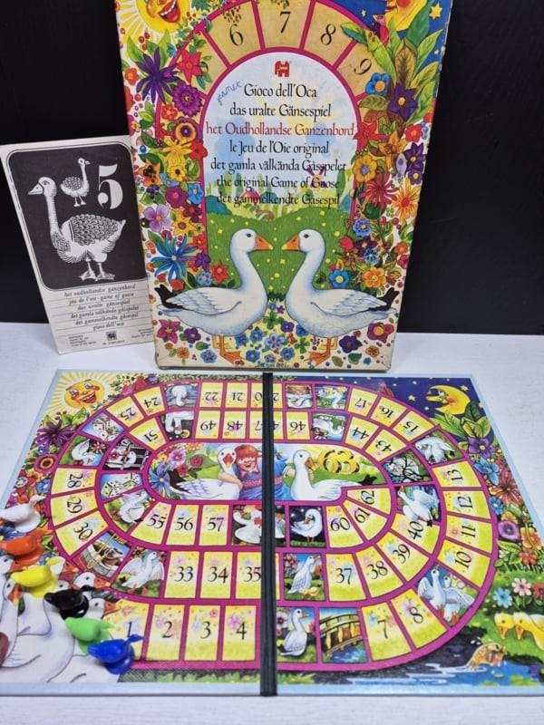 Jumbo Ganzenbord uit 1970, Hobby en Vrije tijd, Gezelschapsspellen | Bordspellen, Jumbo, ., Ophalen of Verzenden, Zo goed als nieuw