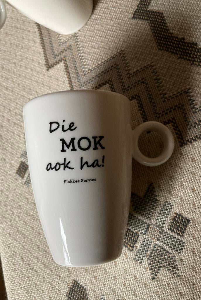 Flakkeese mokken, diverse soorten, 3 euro/stuk, Ophalen of Verzenden, Gebruikt