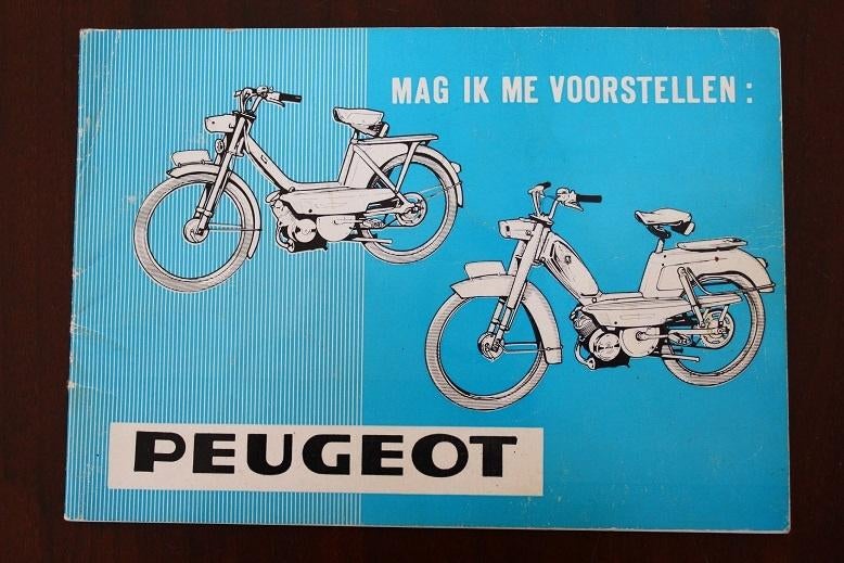 Peugeot mag ik me voorstellen 1967 instructie boekje Magneet, Fietsen en Brommers, Ophalen of Verzenden, Gebruikt