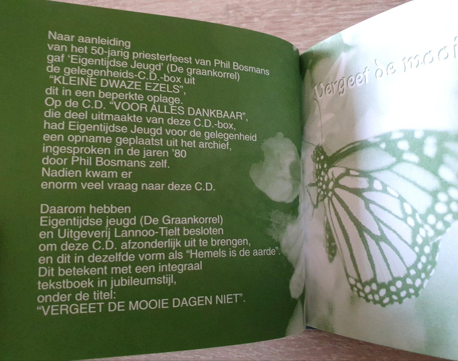 Phil Bosmans - Vergeet de mooie dagen niet CD, Boxset, Overige typen, Inclusief boekje, Ophalen of Verzenden