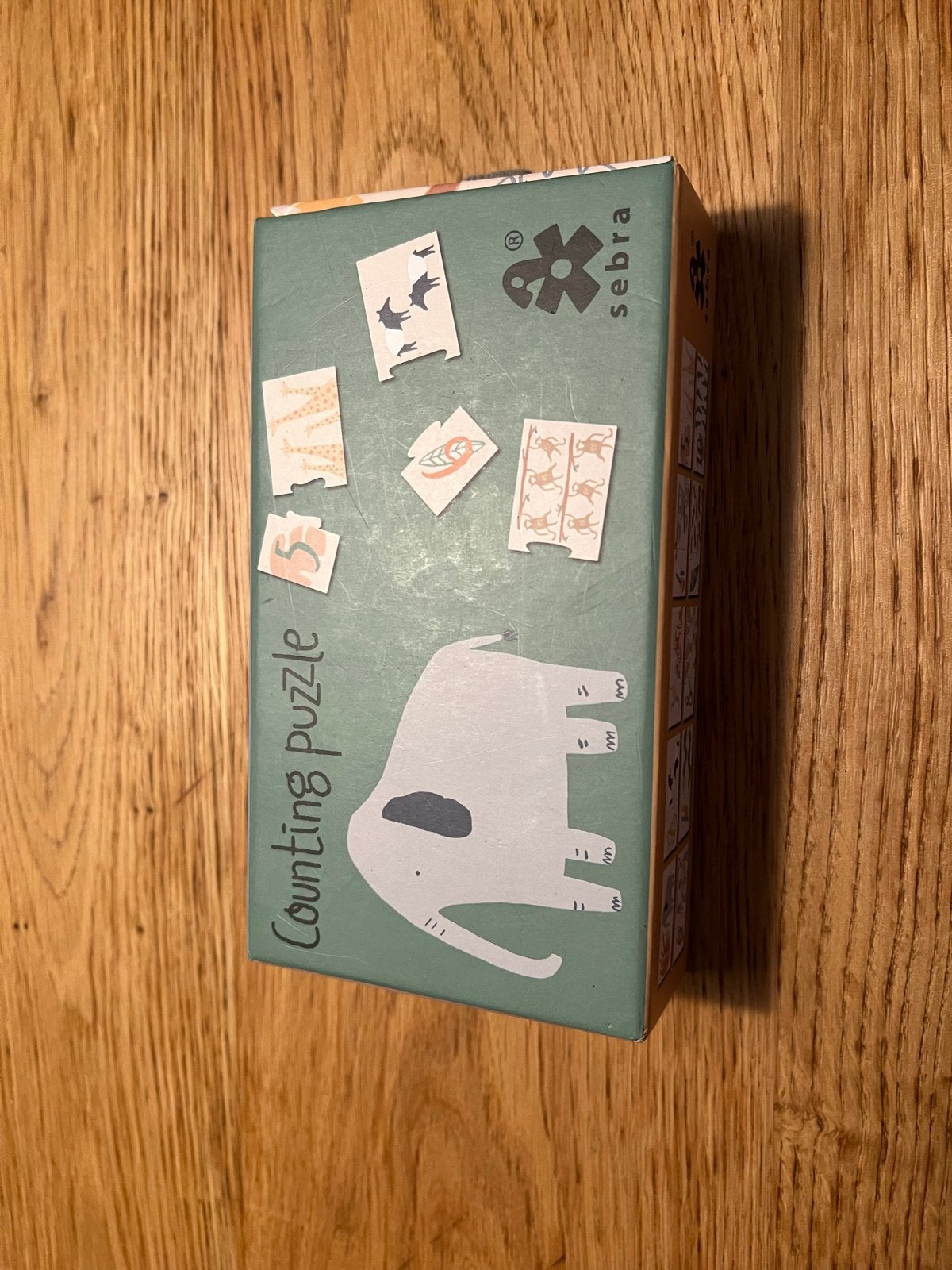Sebra Counting Puzzle - Educatieve Houten Puzzel, Ophalen of Verzenden, Zo goed als nieuw