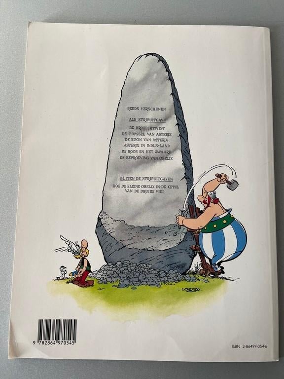 Asterix 29 DE ROOS EN HET ZWAARD stripboek strip 1e druk 91, Eén stripboek, Ophalen of Verzenden, Zo goed als nieuw, Goscinny & Uderzo
