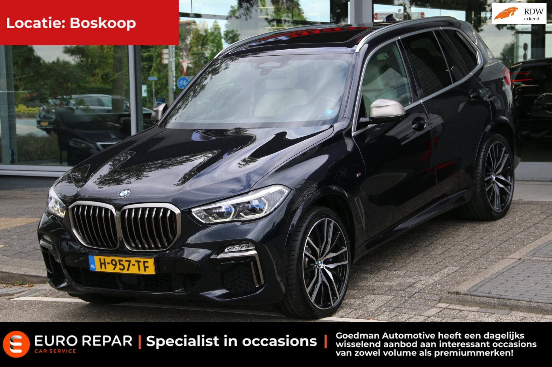 BMW X5 M50d High Executive 30.995,- NETTO EXPORT PRICE!, Auto's, Dealer onderhouden, Gebruikt, 2993 cc, Zwart