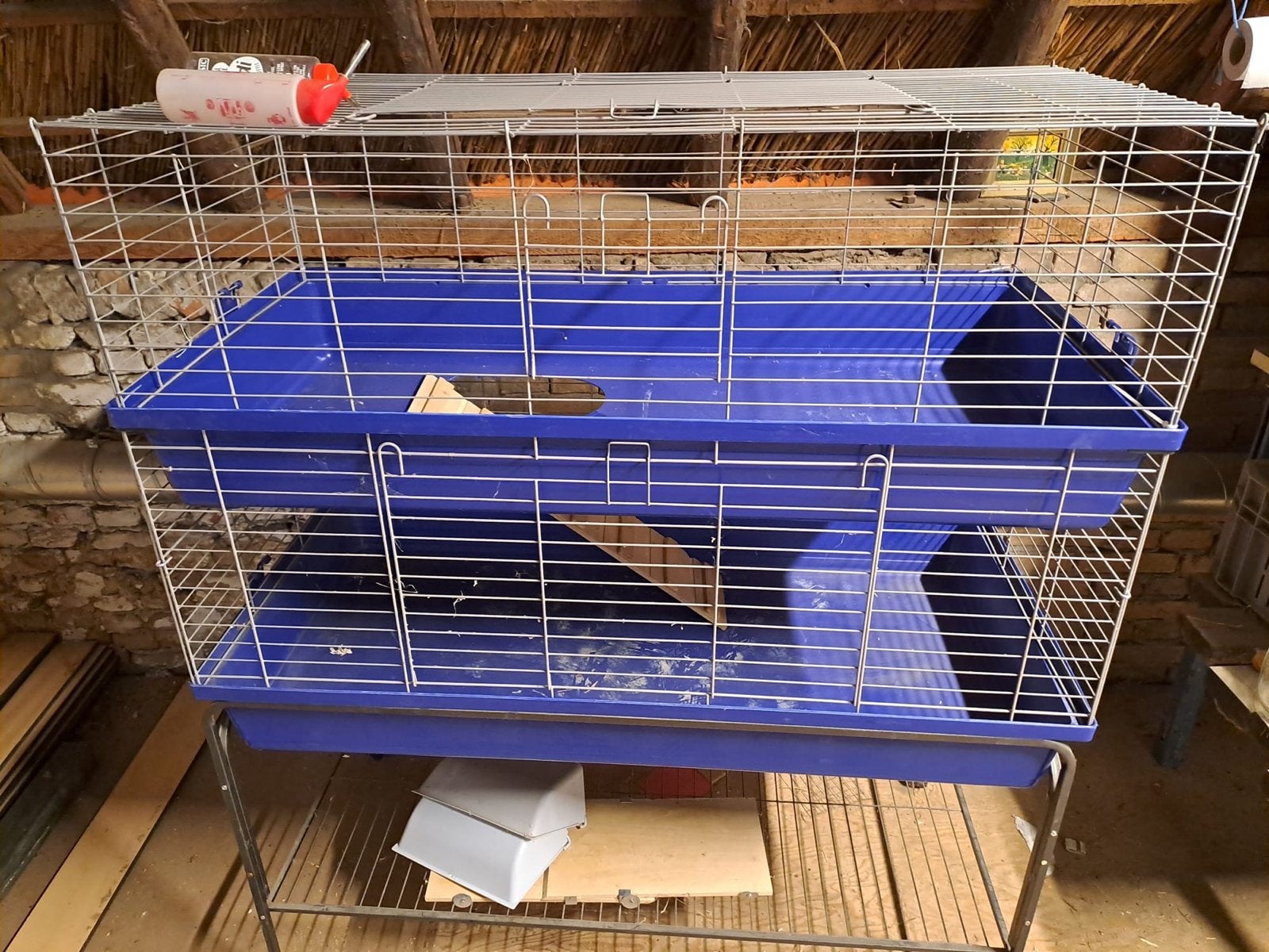 Dubbele knaagdierenkooi, Ophalen, Kooi, 90 cm of meer