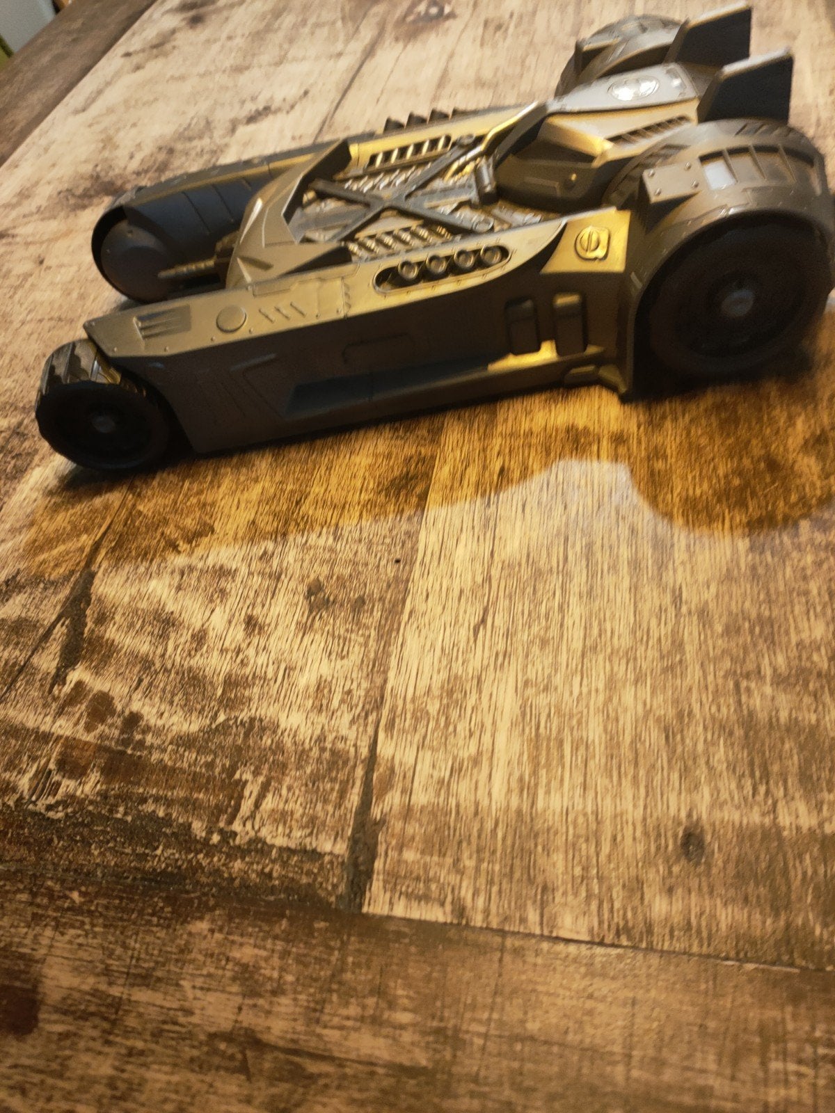 Batmobile speelgoedauto met uitschuifbaar vliegtuig, Ophalen of Verzenden, Gebruikt