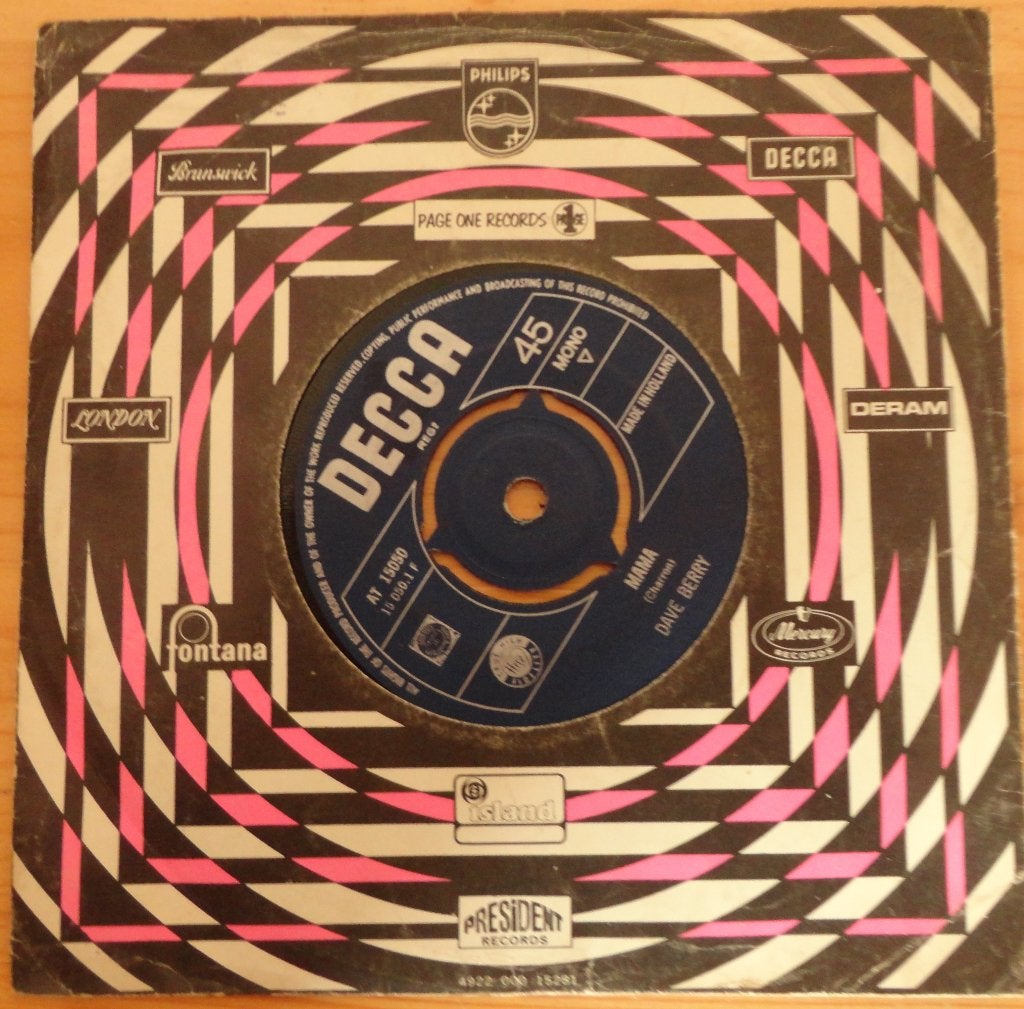 Dave Berry > Mama, Cd's en Dvd's, Vinyl Singles, Ophalen of Verzenden, Gebruikt, 7 inch, Pop