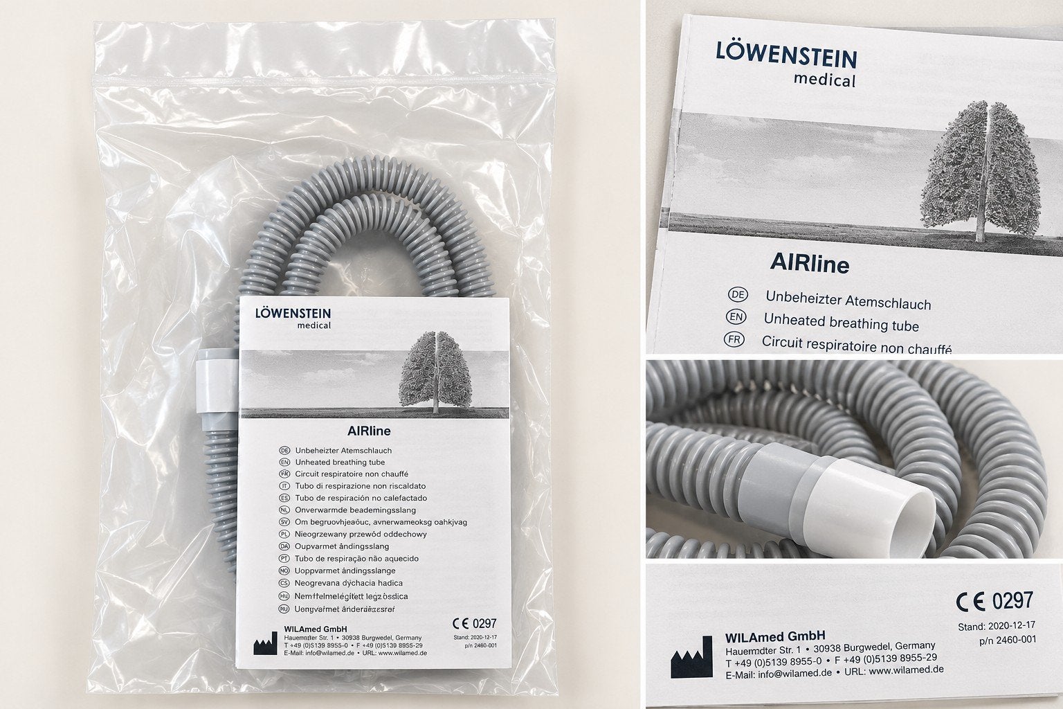 Löwenstein Medical AIRline CPAP ademslang, Ophalen of Verzenden, Nieuw