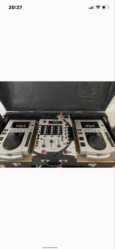 Complete DJ-set met Gemini CDJ's en BPM250 mixer, Ophalen, Gebruikt, Dj-set, Overige merken