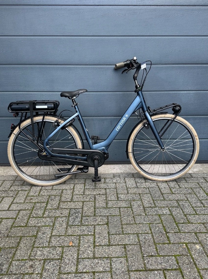 Cortina E-Common Family Dames Blauw 57cm, Fietsen en Brommers, Ophalen, Gebruikt, -, -
