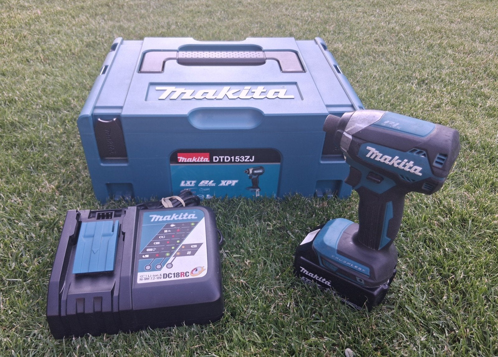 Makita DTD153ZJ Brushless Slagschroevendraaier + 3Ah Accu, Doe-het-zelf en Verbouw, Gereedschap | Boormachines, Ophalen of Verzenden