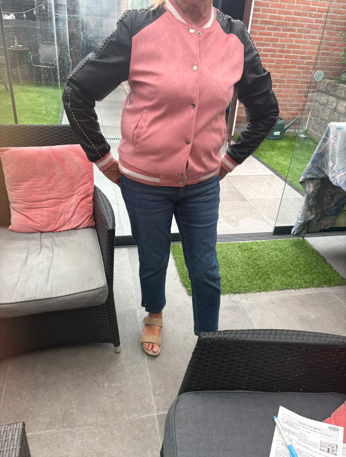 Mooi jack/vest, Overige typen, Ophalen of Verzenden, Zo goed als nieuw, Roze