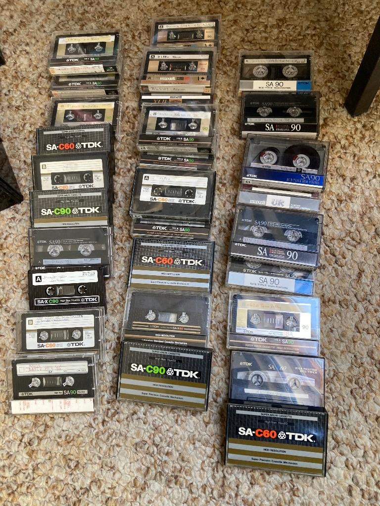 cassettebandjes TDK, Cd's en Dvd's, Cassettebandjes, Ophalen, 2 t/m 25 bandjes, Overige genres, Zo goed als nieuw