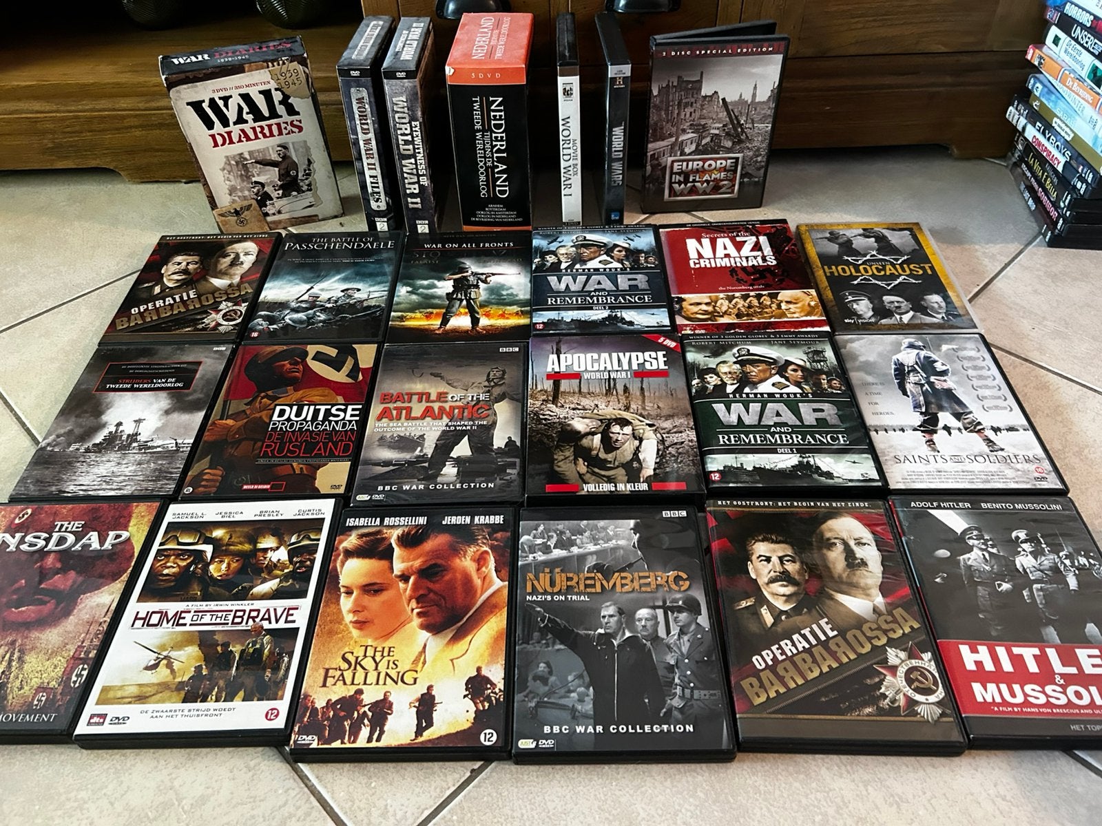 WOII DVD Collectie – 35+ DVD’s & Boxsets, Vanaf 12 jaar, Ophalen of Verzenden, Gebruikt