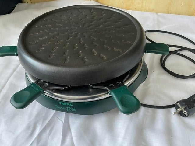Nr.401: Raclette Gourmet Grill van Tefal, Witgoed en Apparatuur, Ophalen of Verzenden, Zo goed als nieuw, 4 t/m 7 personen
