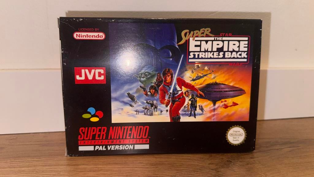 SNES Empire Strikes Back CIB – Compleet – Zeer nette staat, Avontuur en Actie, 1 speler, Ophalen of Verzenden, Zo goed als nieuw