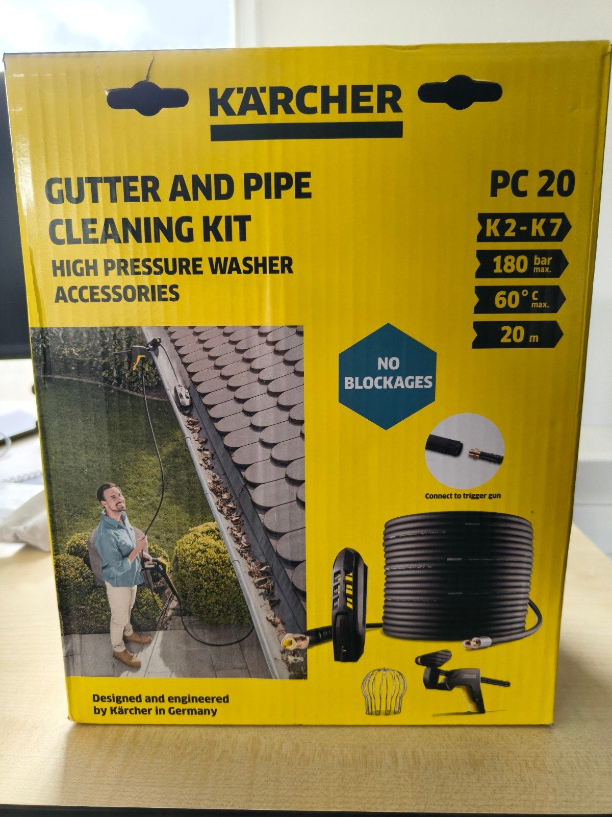 Kärcher Goot- en Pijpreinigingsset PC 20 nieuw, Ophalen of Verzenden, Nieuw, Elektrisch, Kärcher