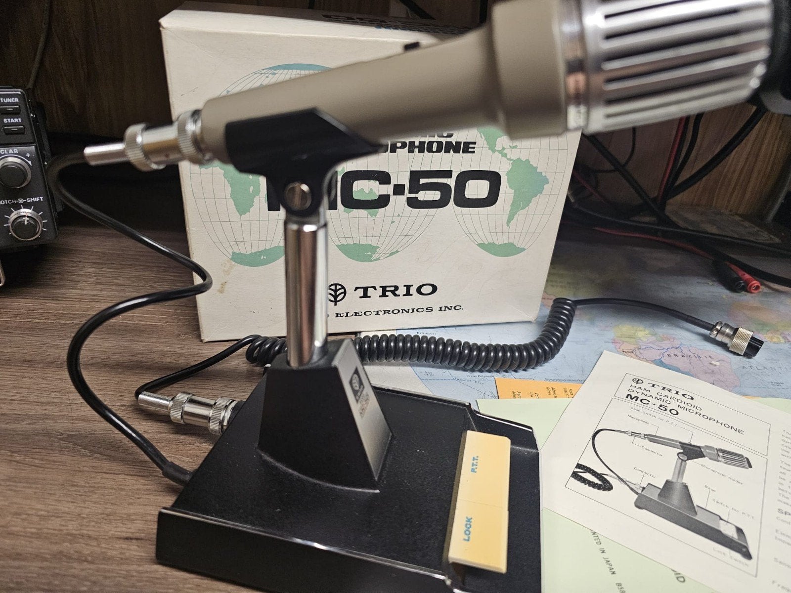 Kenwood/ trio mc 50, Ophalen of Verzenden, Gebruikt, Zender en Ontvanger
