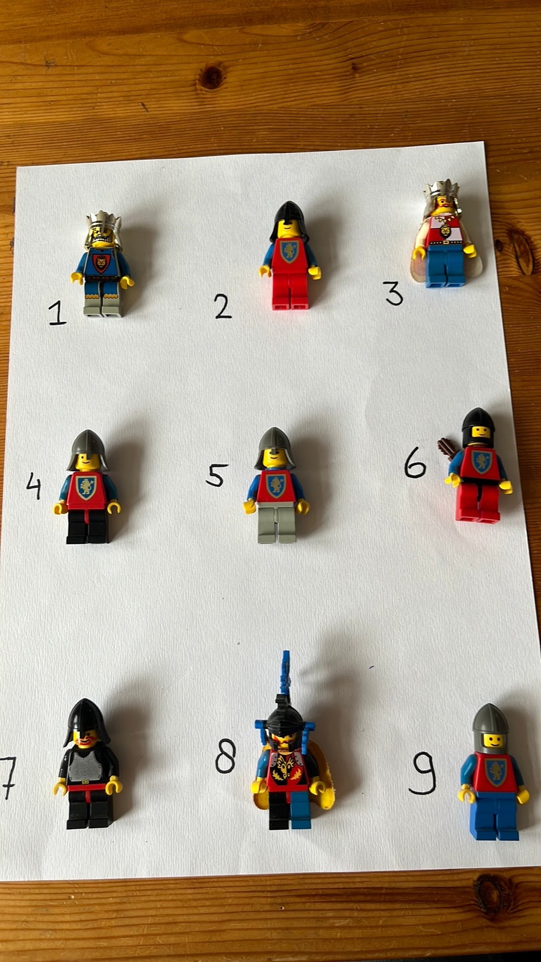 Oude LEGO Minifiguren Castle kasteel ridders 101A, Gebruikt, Verzenden, Lego, Minifiguur