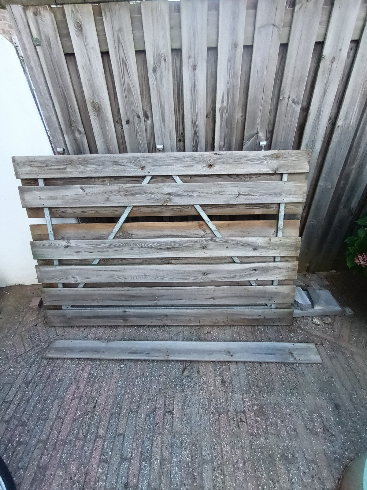 poort deur 120x180, Ophalen, Gebruikt, Hout
