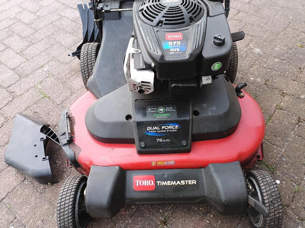 Torro gazonmaaier Twin 76 cm  motor B&S 875, Cirkelmaaier, Gebruikt, Toro, Ophalen of Verzenden